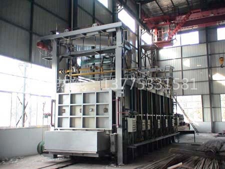 模殼焙燒燃油爐貫通式生產(chǎn)線