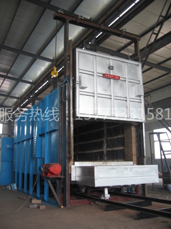 大型全纖維臺(tái)車式電阻爐